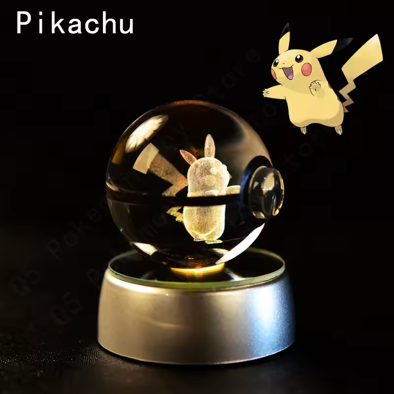 Pokémon 3D Crystal Ball LED Night Light – Collector’s Edition