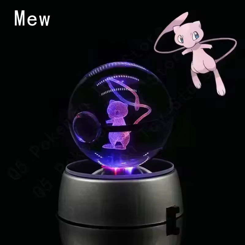 Pokémon 3D Crystal Ball LED Night Light – Collector’s Edition