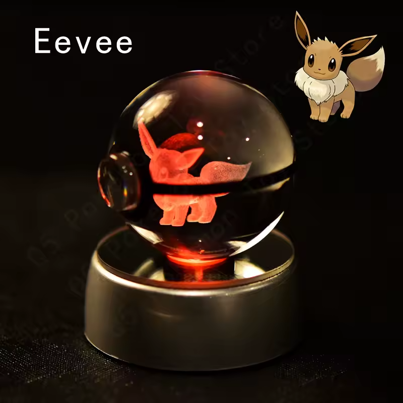 Pokémon 3D Crystal Ball LED Night Light – Collector’s Edition