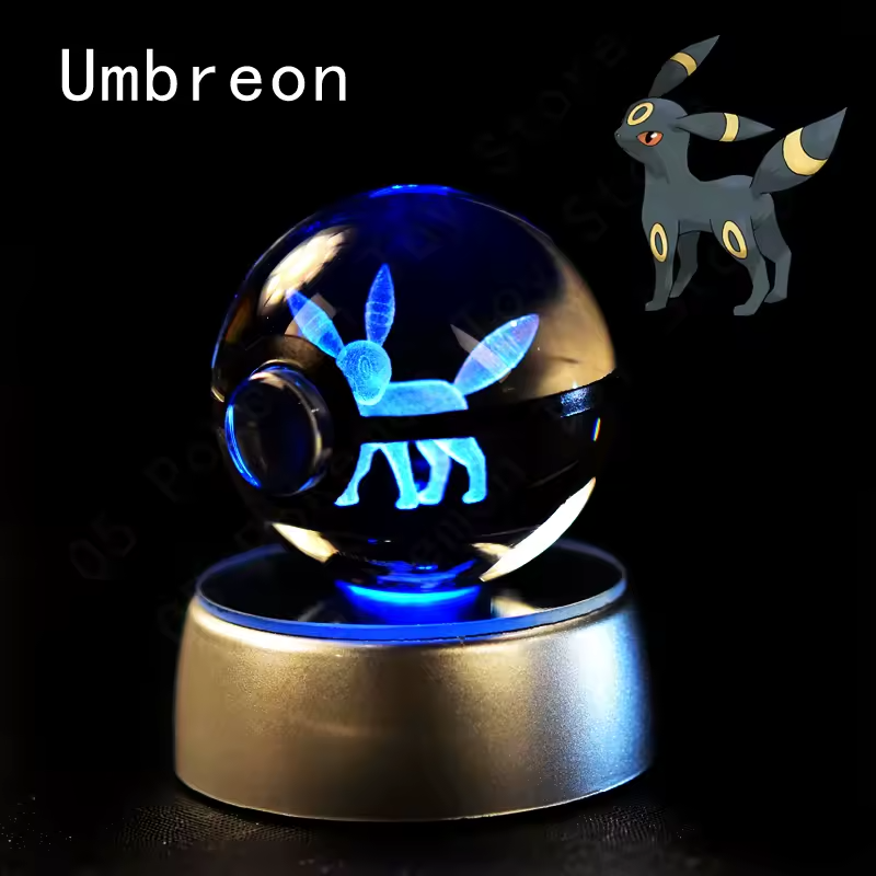 Pokémon 3D Crystal Ball LED Night Light – Collector’s Edition