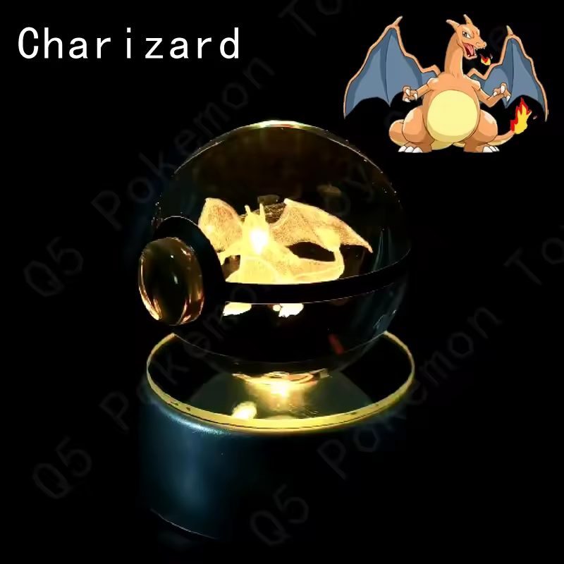 Pokémon 3D Crystal Ball LED Night Light – Collector’s Edition