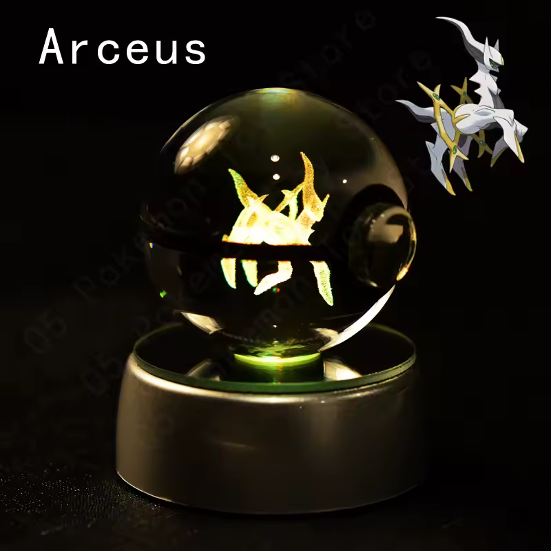 Pokémon 3D Crystal Ball LED Night Light – Collector’s Edition