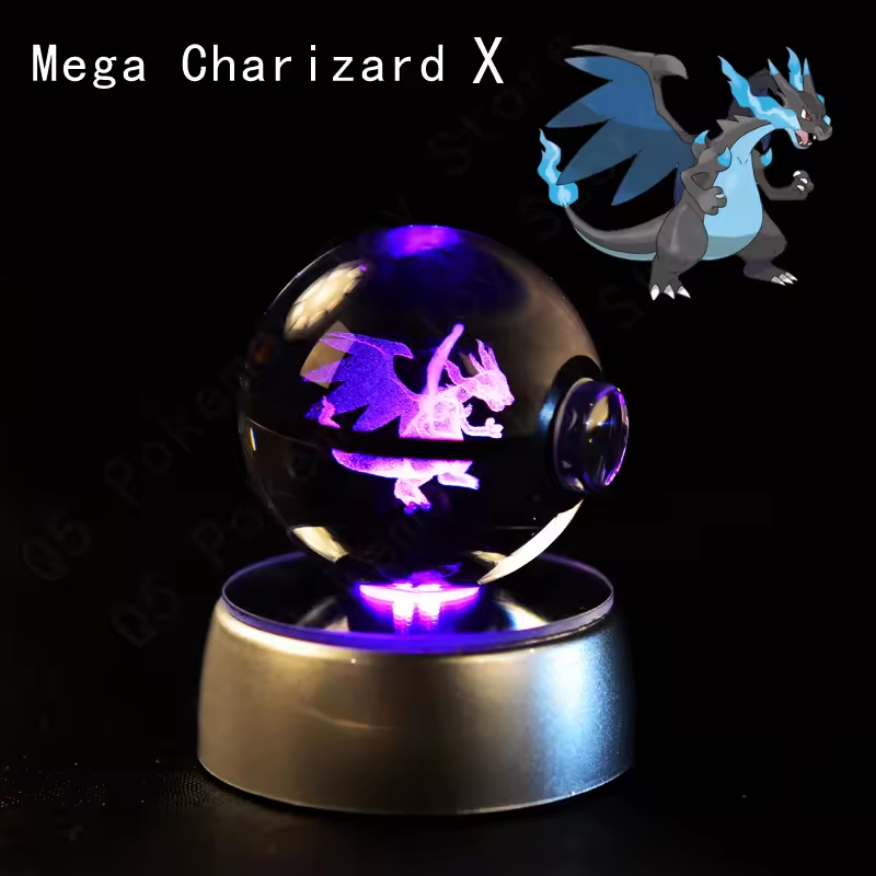 Pokémon 3D Crystal Ball LED Night Light – Collector’s Edition