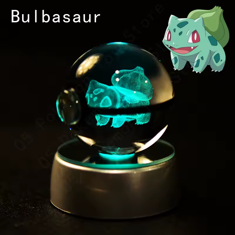 Pokémon 3D Crystal Ball LED Night Light – Collector’s Edition