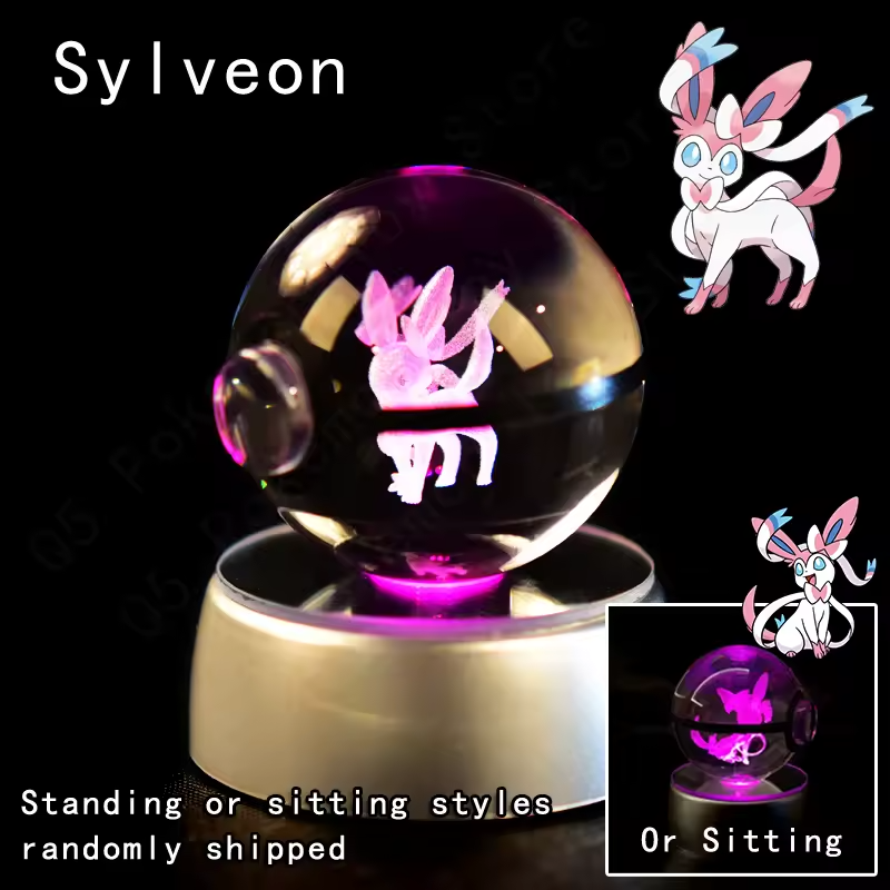 Pokémon 3D Crystal Ball LED Night Light – Collector’s Edition