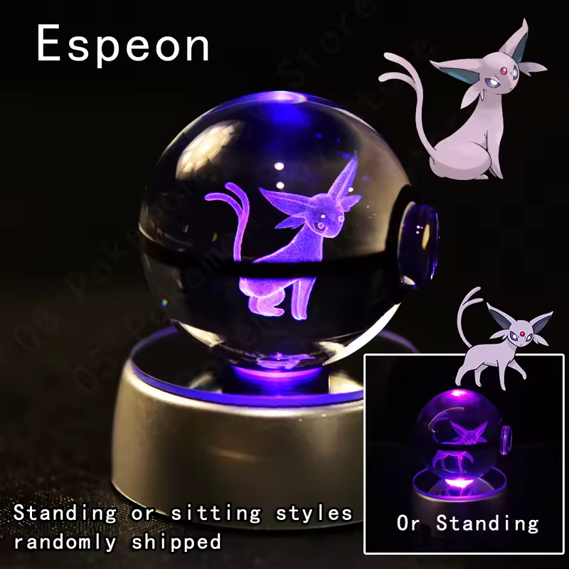 Pokémon 3D Crystal Ball LED Night Light – Collector’s Edition
