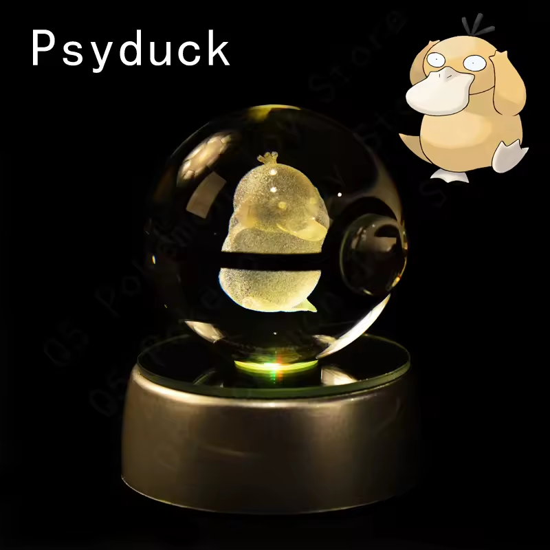 Pokémon 3D Crystal Ball LED Night Light – Collector’s Edition