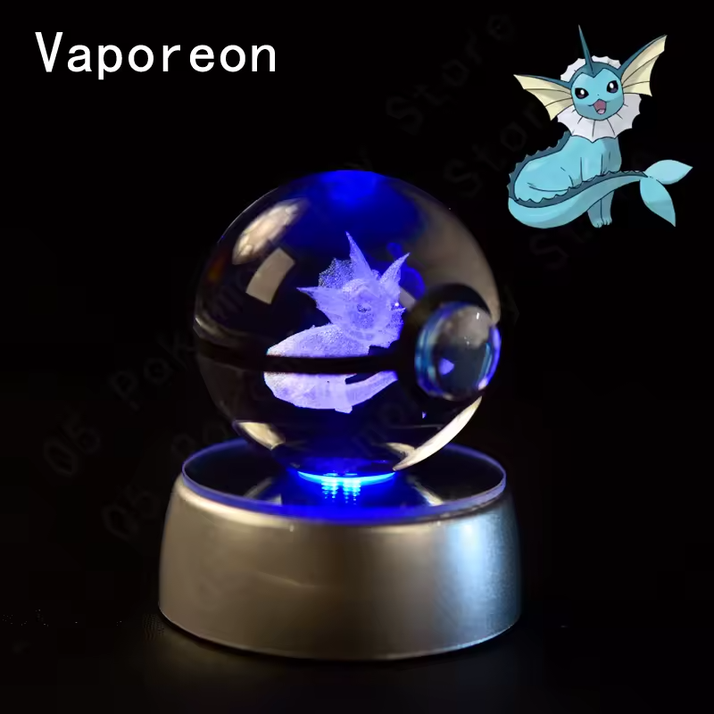 Pokémon 3D Crystal Ball LED Night Light – Collector’s Edition