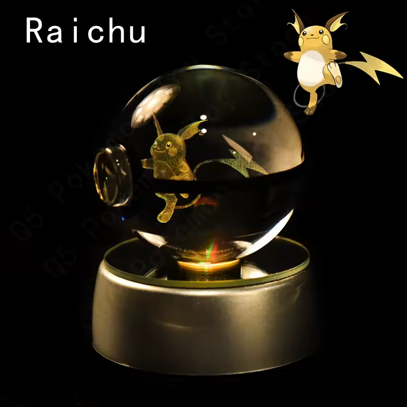 Pokémon 3D Crystal Ball LED Night Light – Collector’s Edition