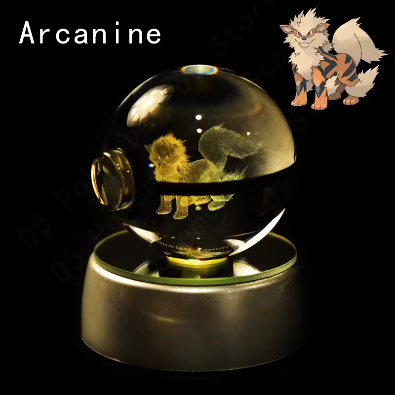 Pokémon 3D Crystal Ball LED Night Light – Collector’s Edition