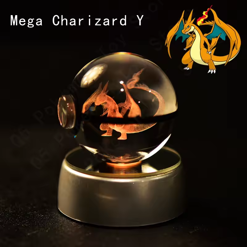 Pokémon 3D Crystal Ball LED Night Light – Collector’s Edition