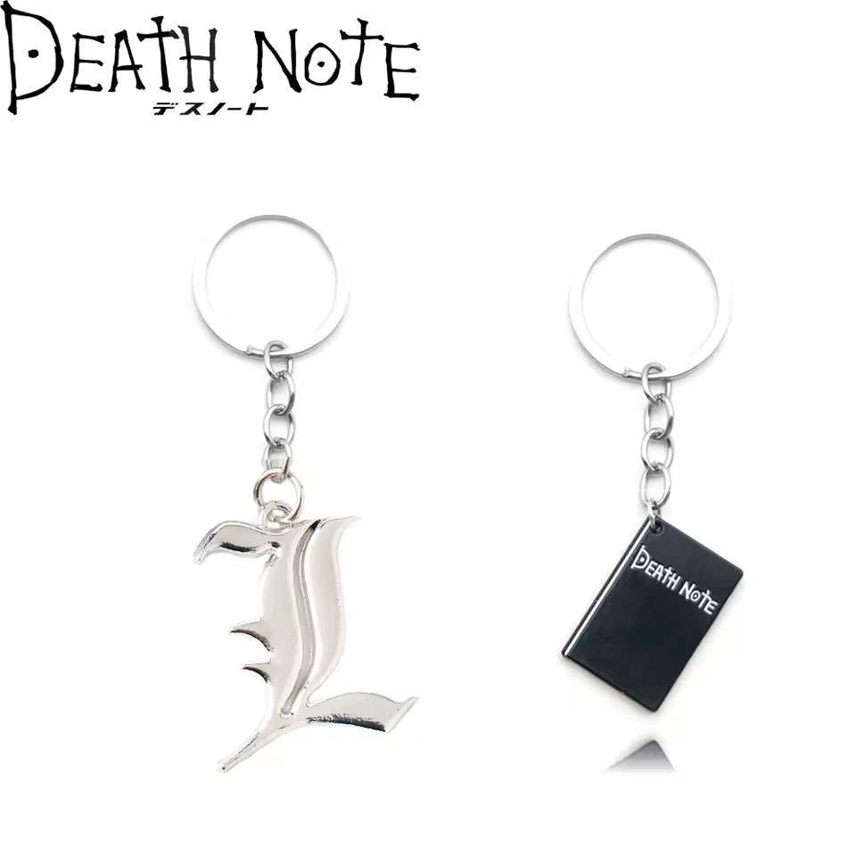 Death Note Mini Book Keychain & Necklace Set – Anime-Inspired Cosplay Accessories