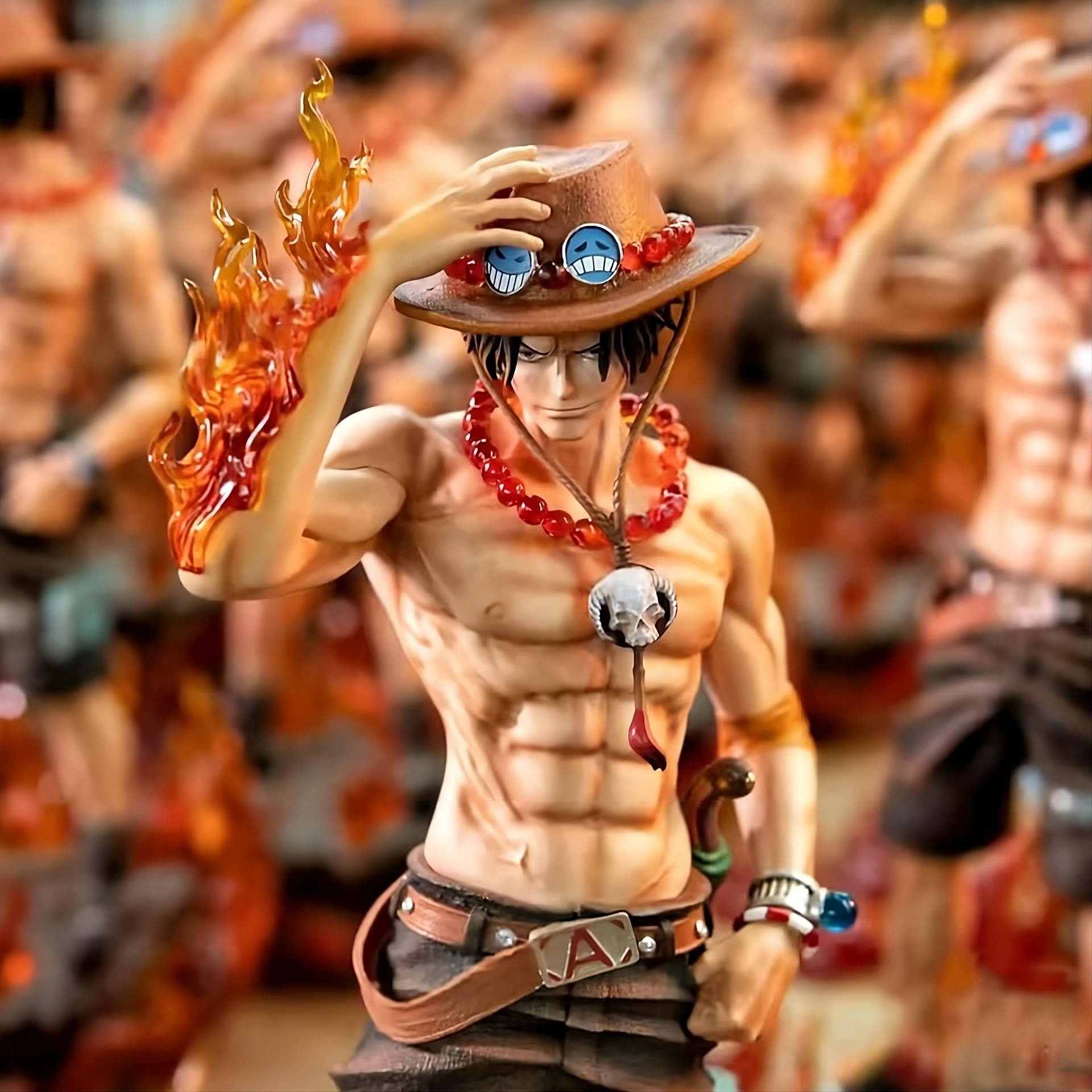 One Piece – Portgas D. Ace 24cm Flame Effect PVC Action Figure