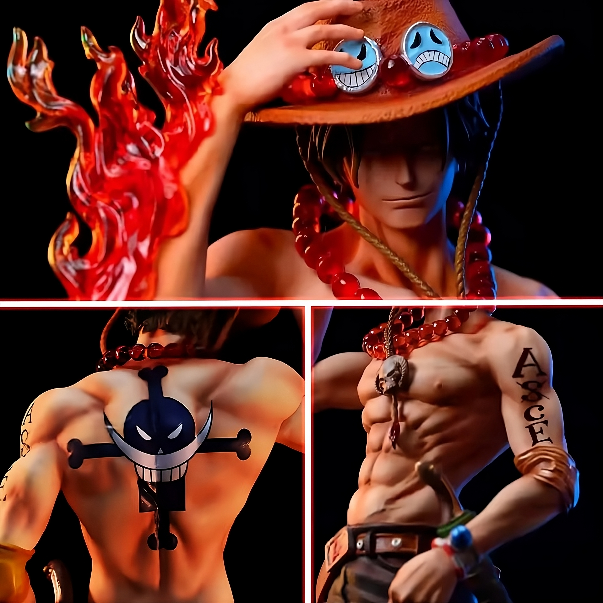 One Piece – Portgas D. Ace 24cm Flame Effect PVC Action Figure