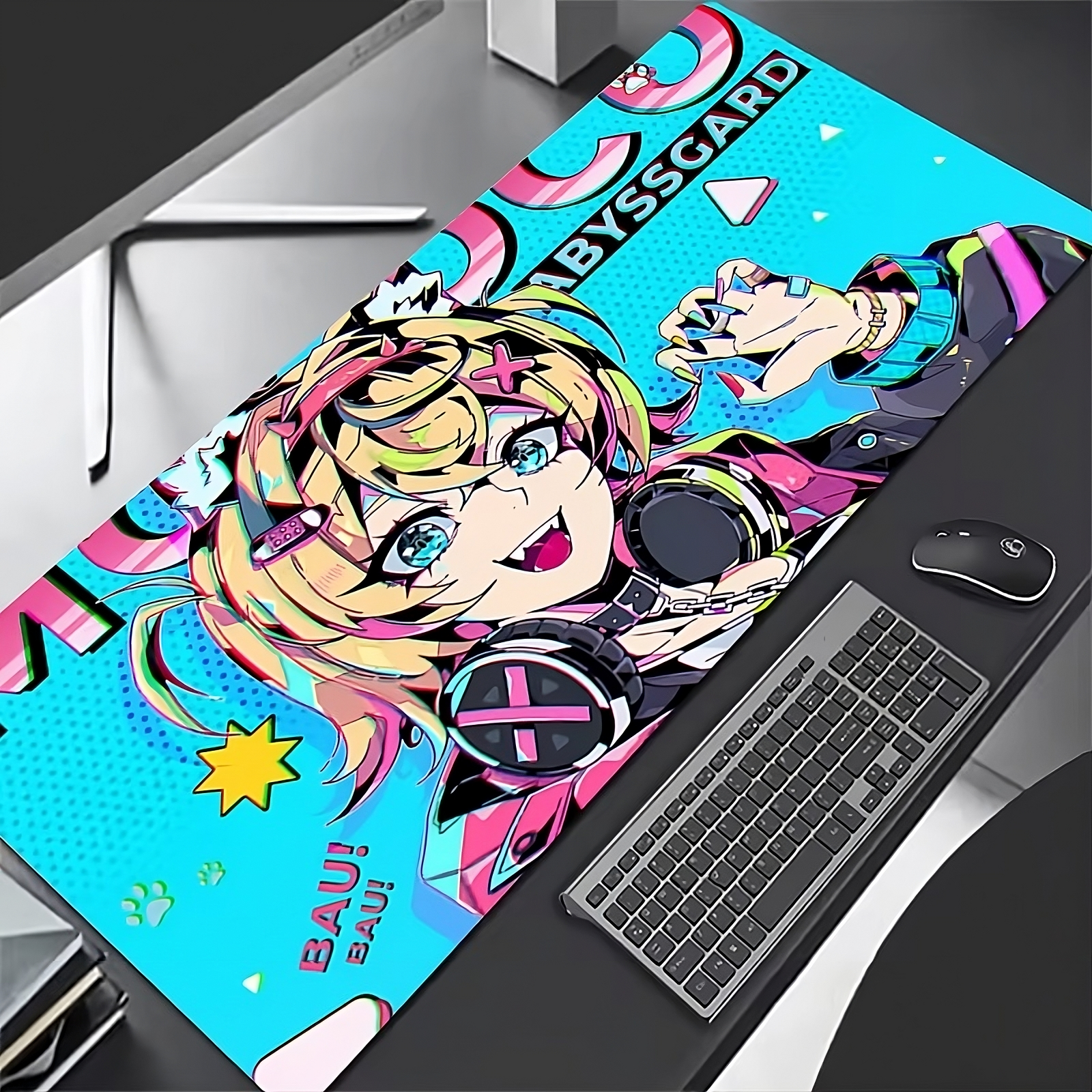 Anime Girl XL Mouse Pad – 10 Designs | Kawaii, Cyberpunk & Gothic Styles