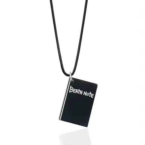 Death Note Mini Book Keychain & Necklace Set – Anime-Inspired Cosplay Accessories