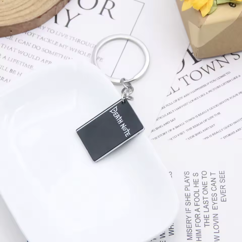 Death Note Mini Book Keychain & Necklace Set – Anime-Inspired Cosplay Accessories