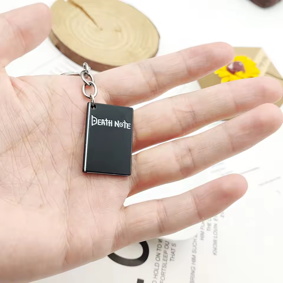 Death Note Mini Book Keychain & Necklace Set – Anime-Inspired Cosplay Accessories