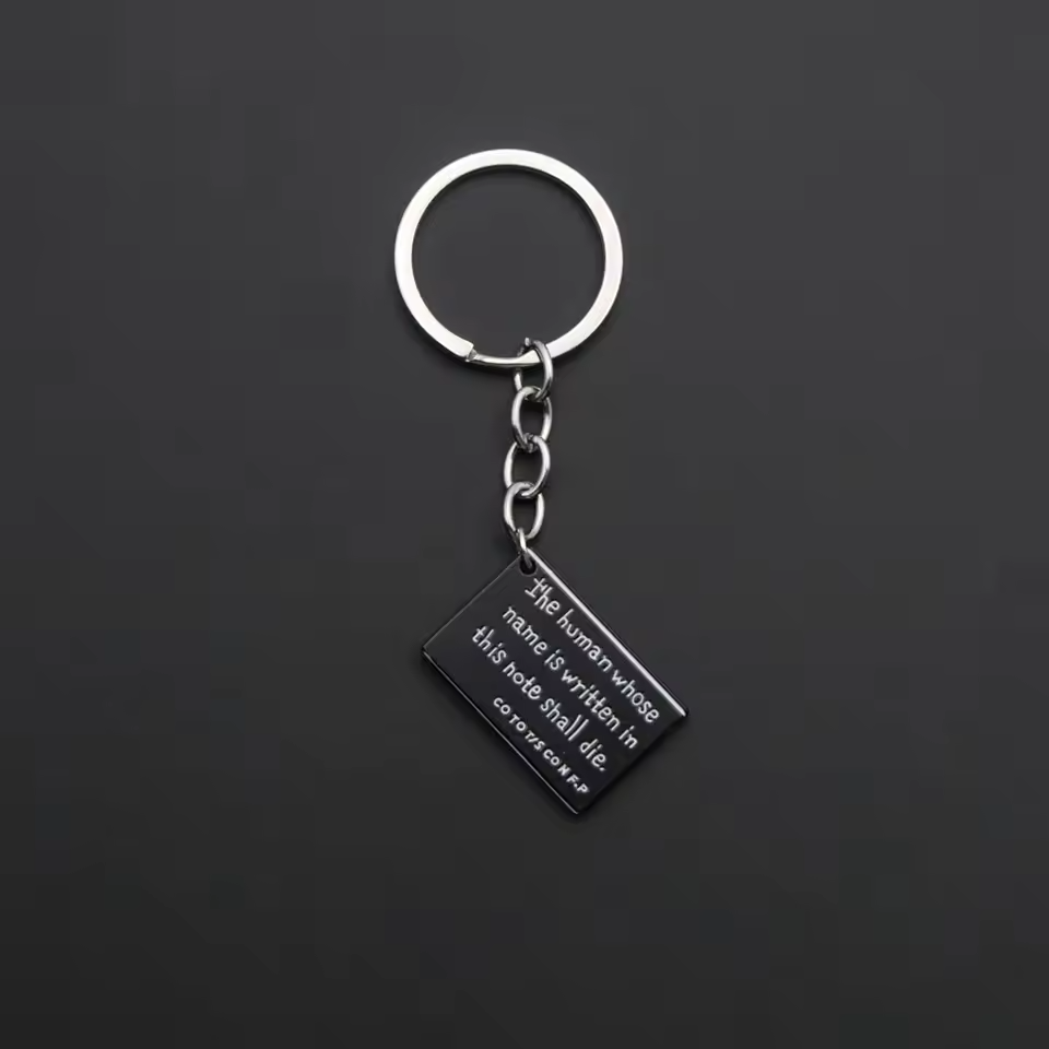 Death Note Mini Book Keychain & Necklace Set – Anime-Inspired Cosplay Accessories