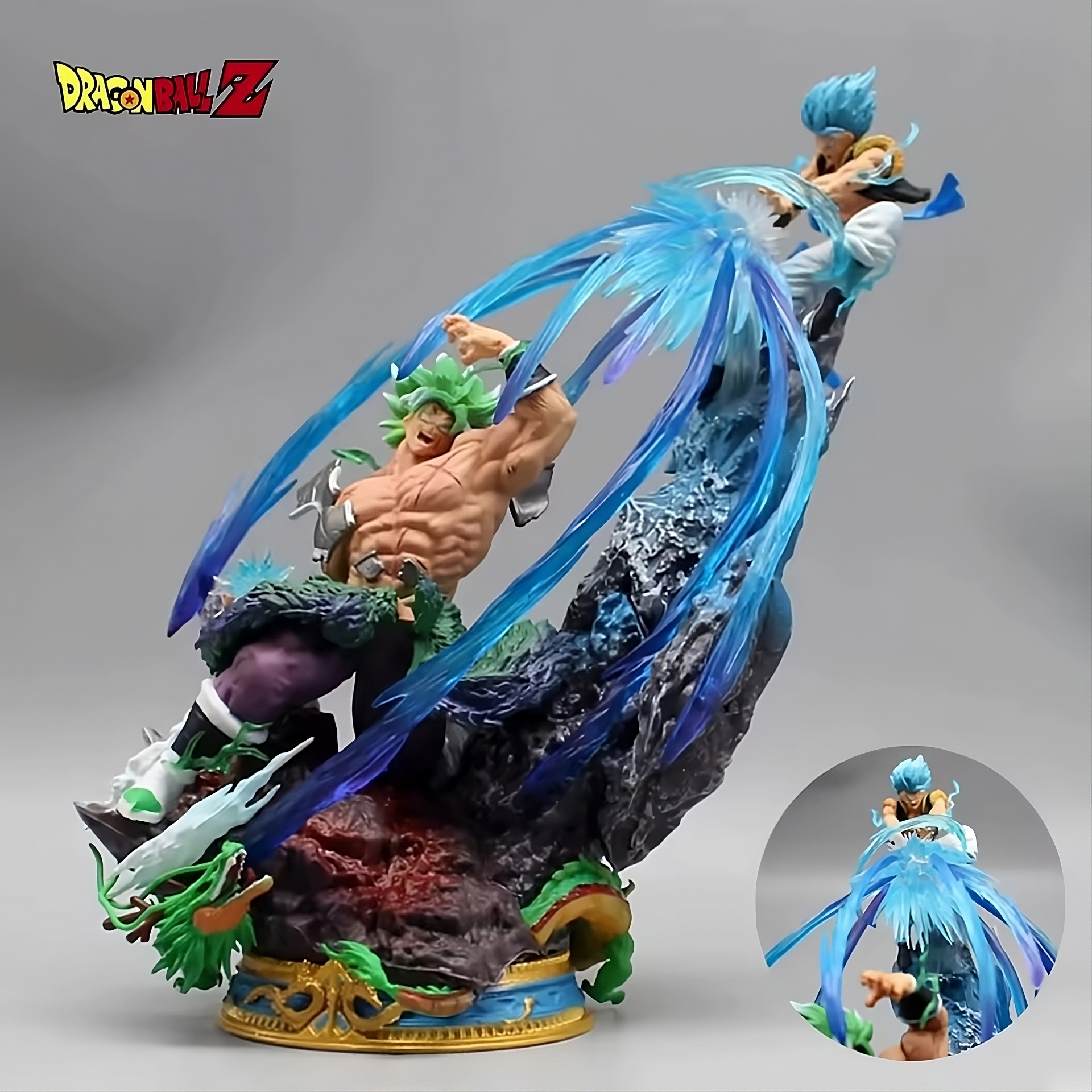 Dragon Ball Z Broly vs Gogeta – Epic Battle Collectible Figure (20cm)