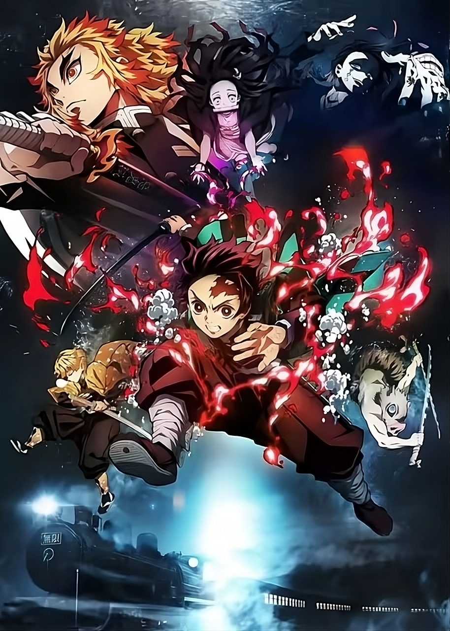 Demon Slayer Anime Canvas Poster – HD Wall Art Print