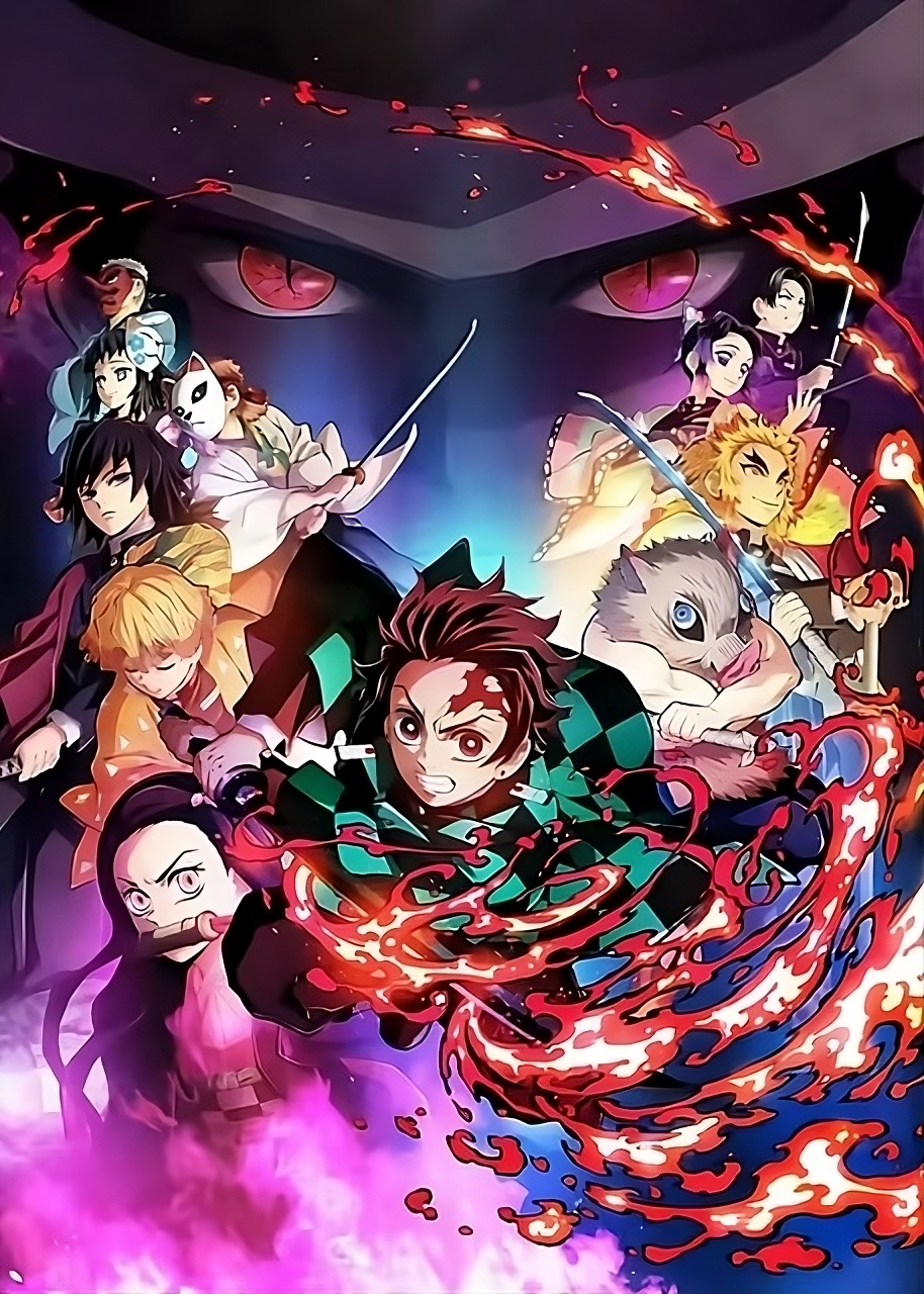 Demon Slayer Anime Canvas Poster – HD Wall Art Print