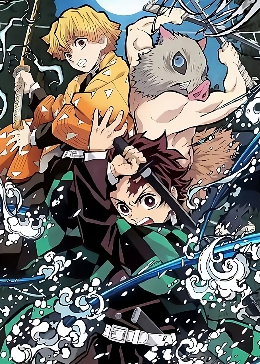Demon Slayer Anime Canvas Poster – HD Wall Art Print