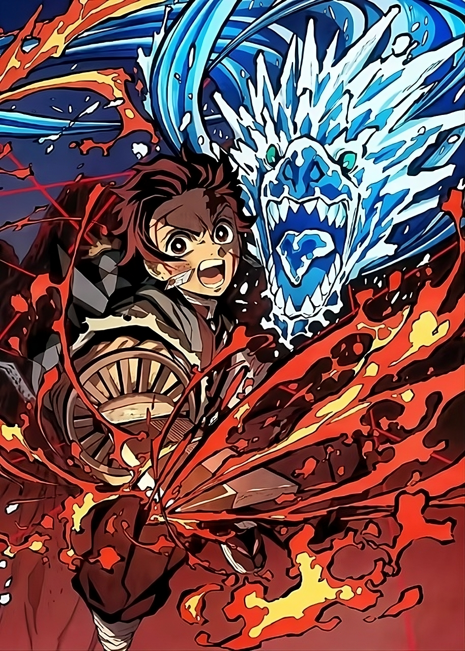 Demon Slayer Anime Canvas Poster – HD Wall Art Print