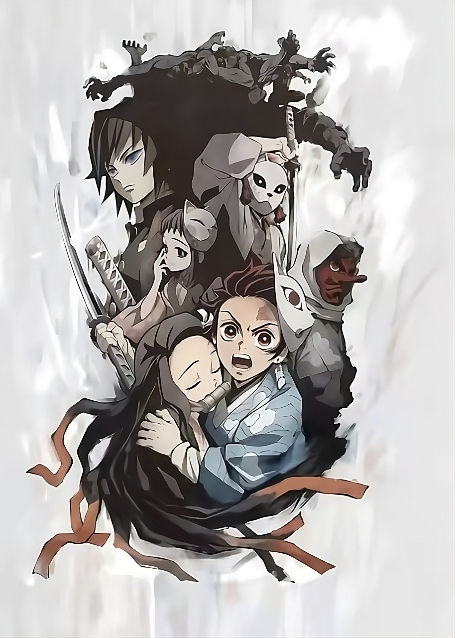 Demon Slayer Anime Canvas Poster – HD Wall Art Print