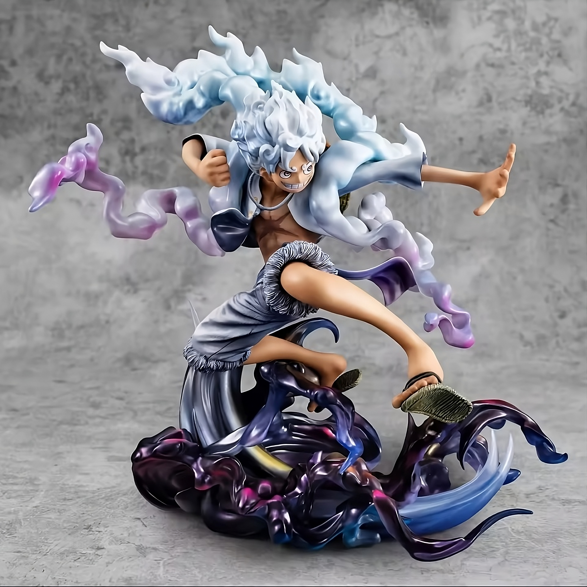 One Piece – Gear 5 Luffy "Sun God Nika" Action Figure | 23cm Collectible Statue