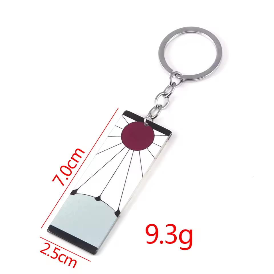 Tanjiro Kamado Rising Sun Keychain