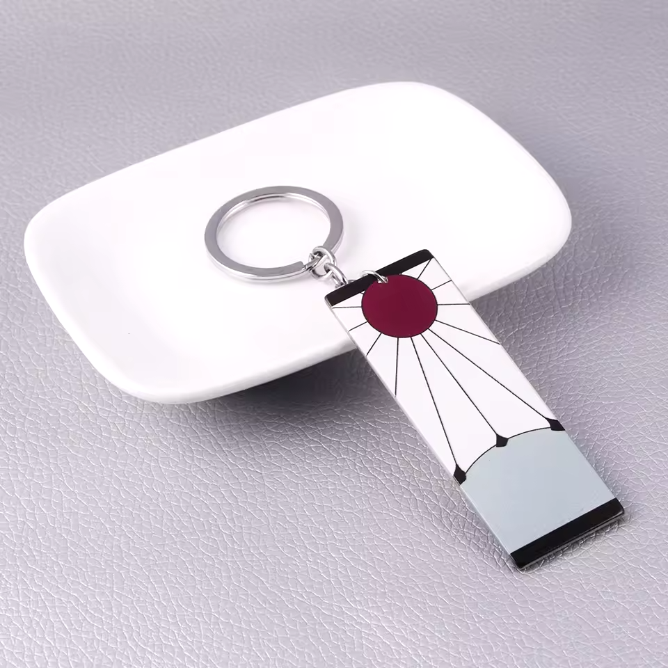 Tanjiro Kamado Rising Sun Keychain