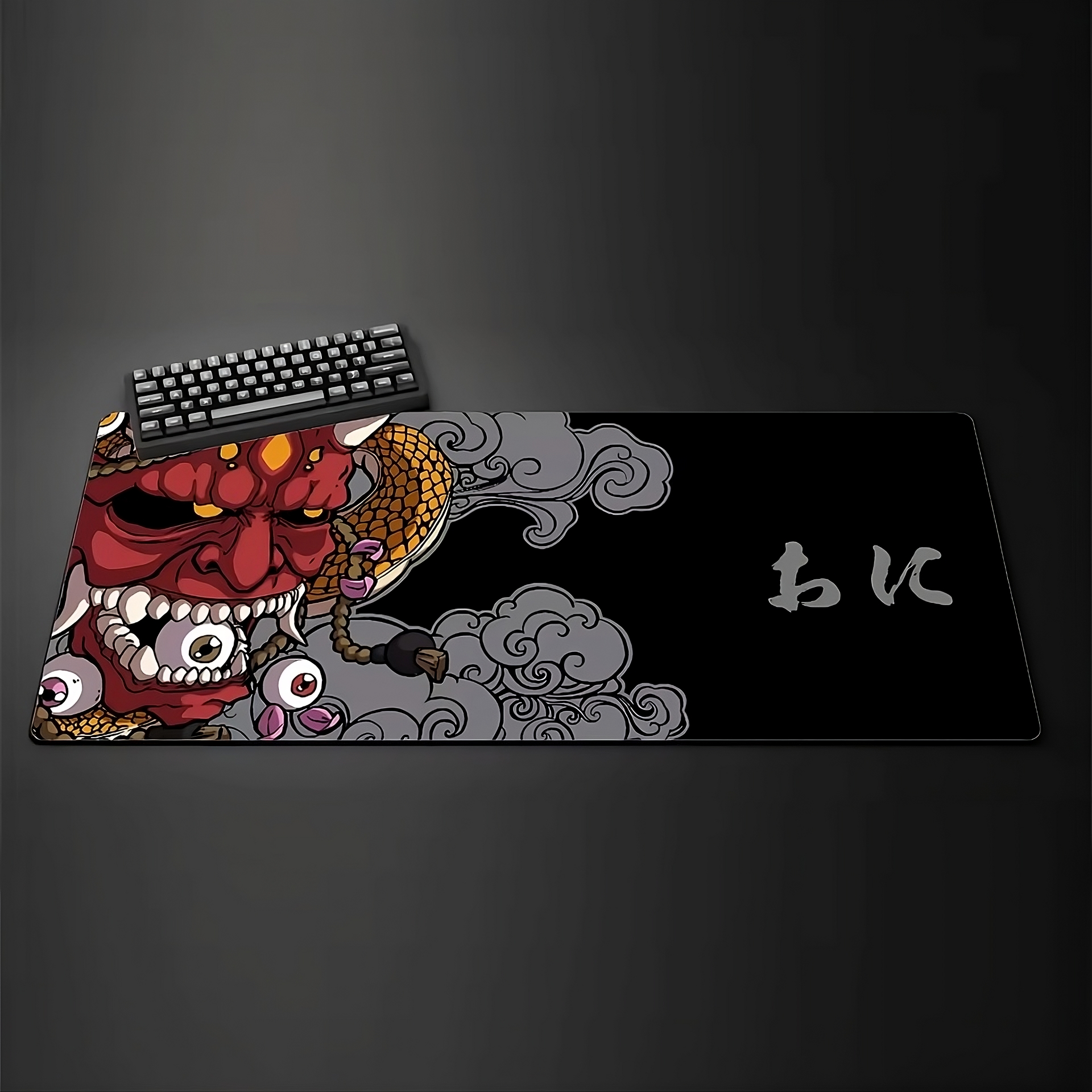 Japanese Samurai Devil XL Mouse Pad