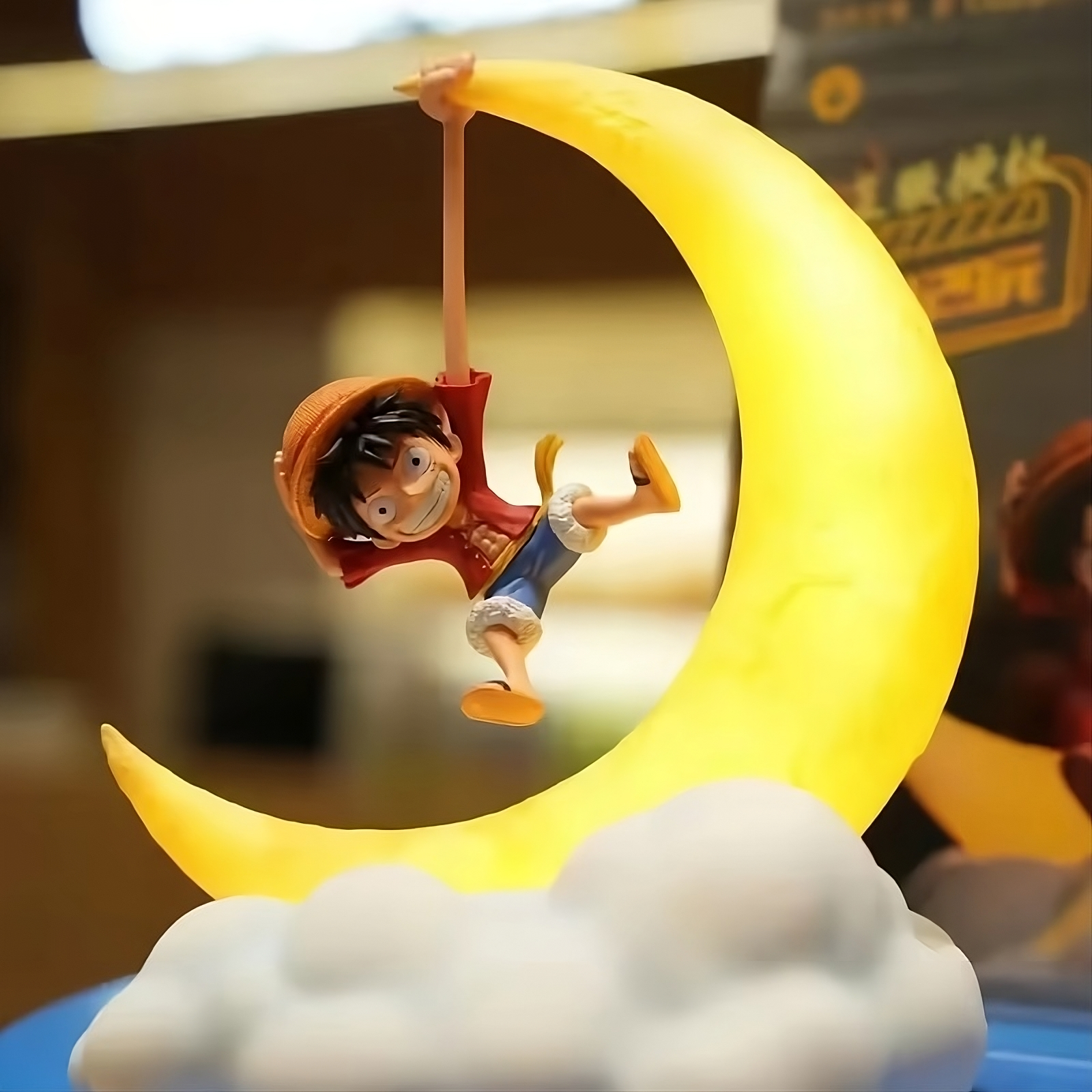 One Piece Luffy Moon Night Light