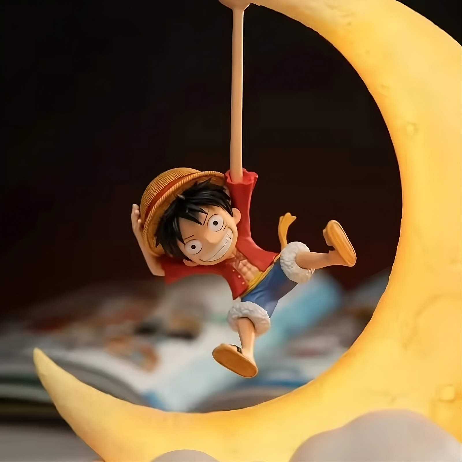 One Piece Luffy Moon Night Light