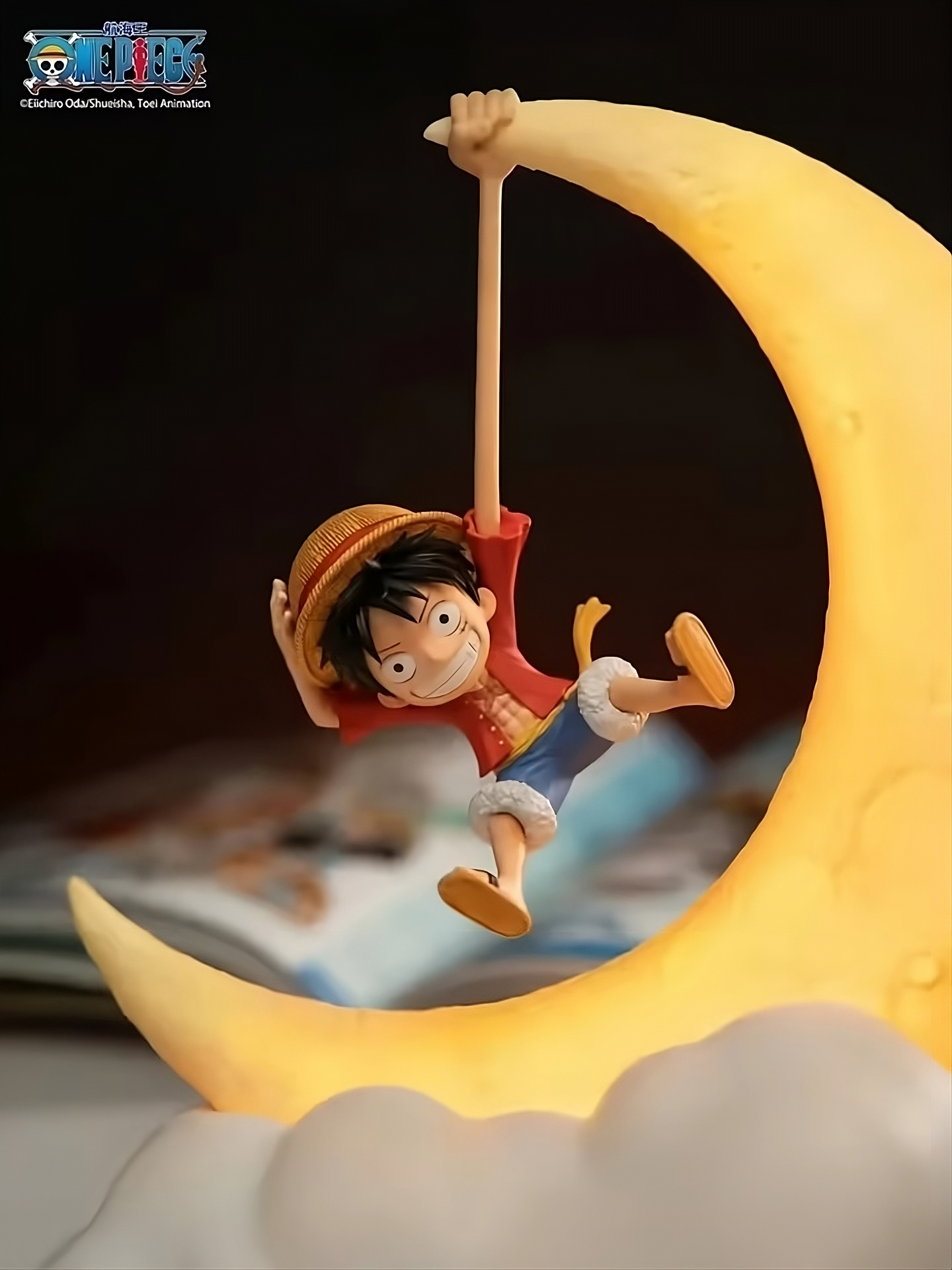 One Piece Luffy Moon Night Light