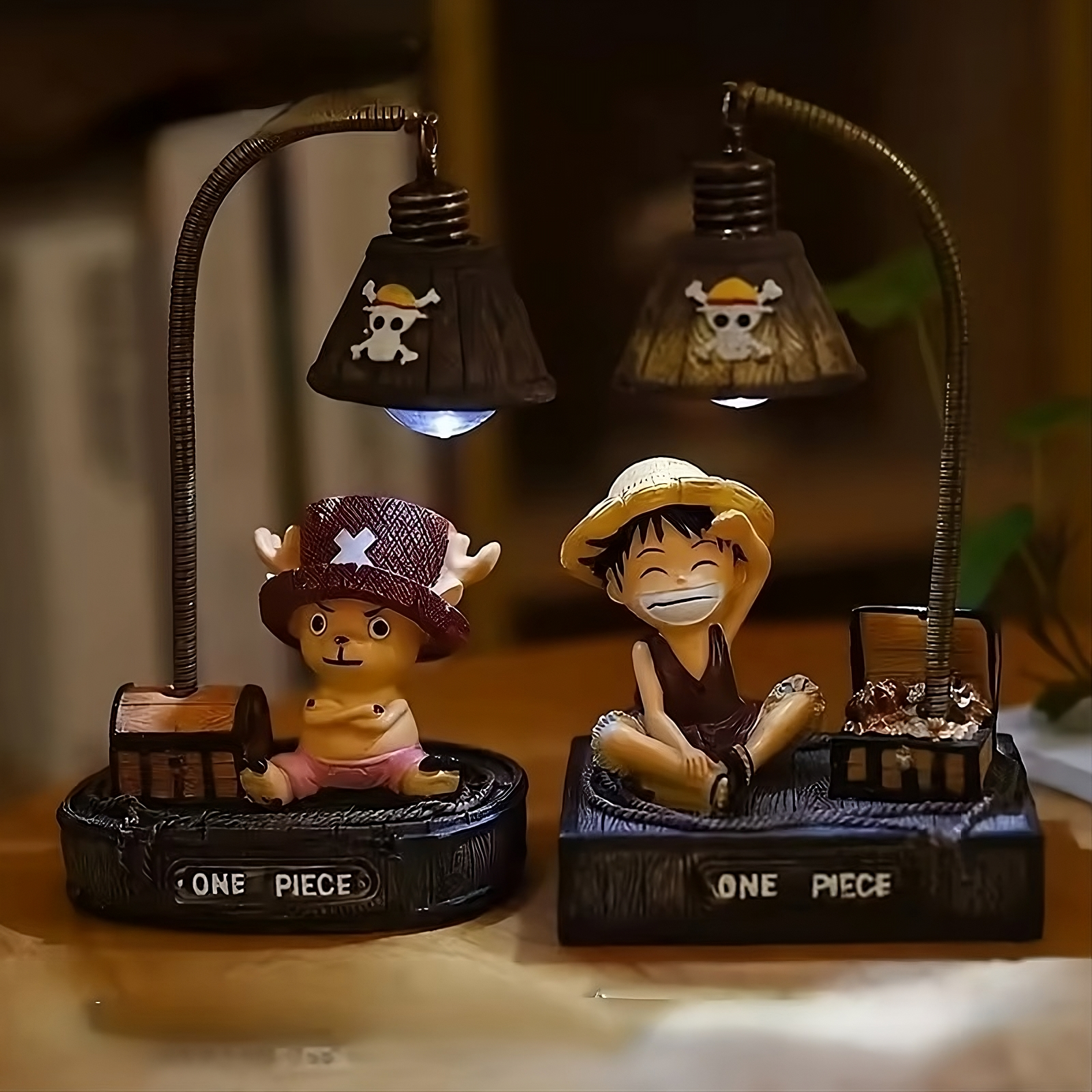 One Piece Luffy & Chopper LED Desk Night Lights