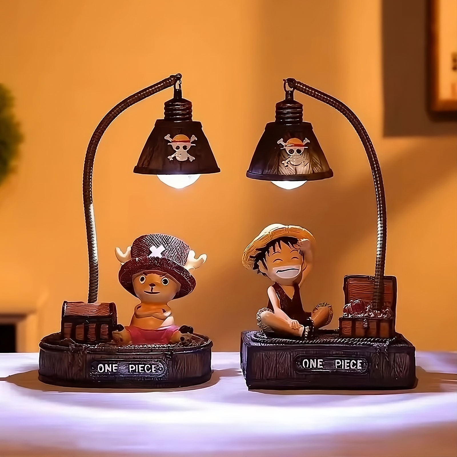 One Piece Luffy & Chopper LED Desk Night Lights