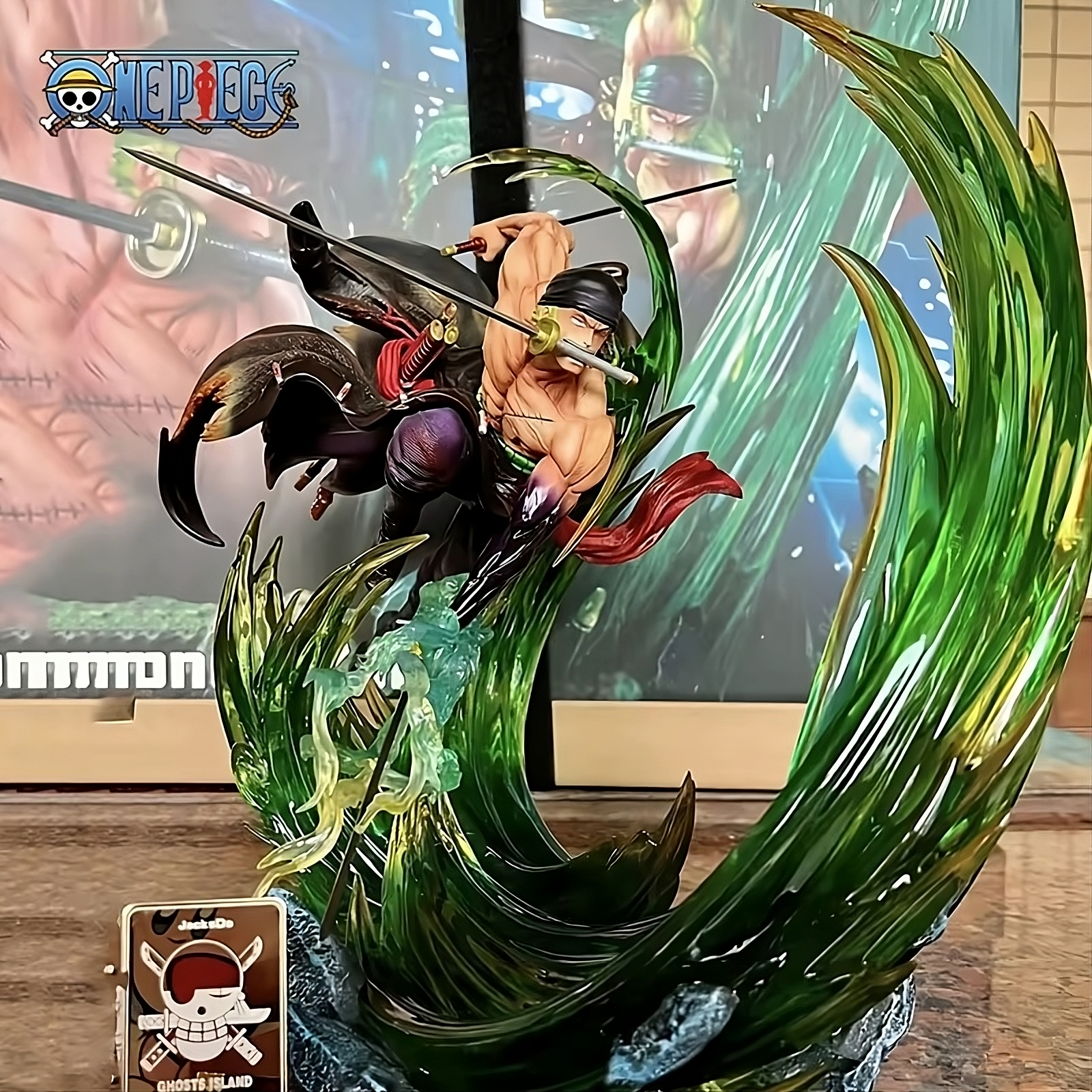One Piece – Roronoa Zoro GK Luminous Edition PVC Figure | 24cm