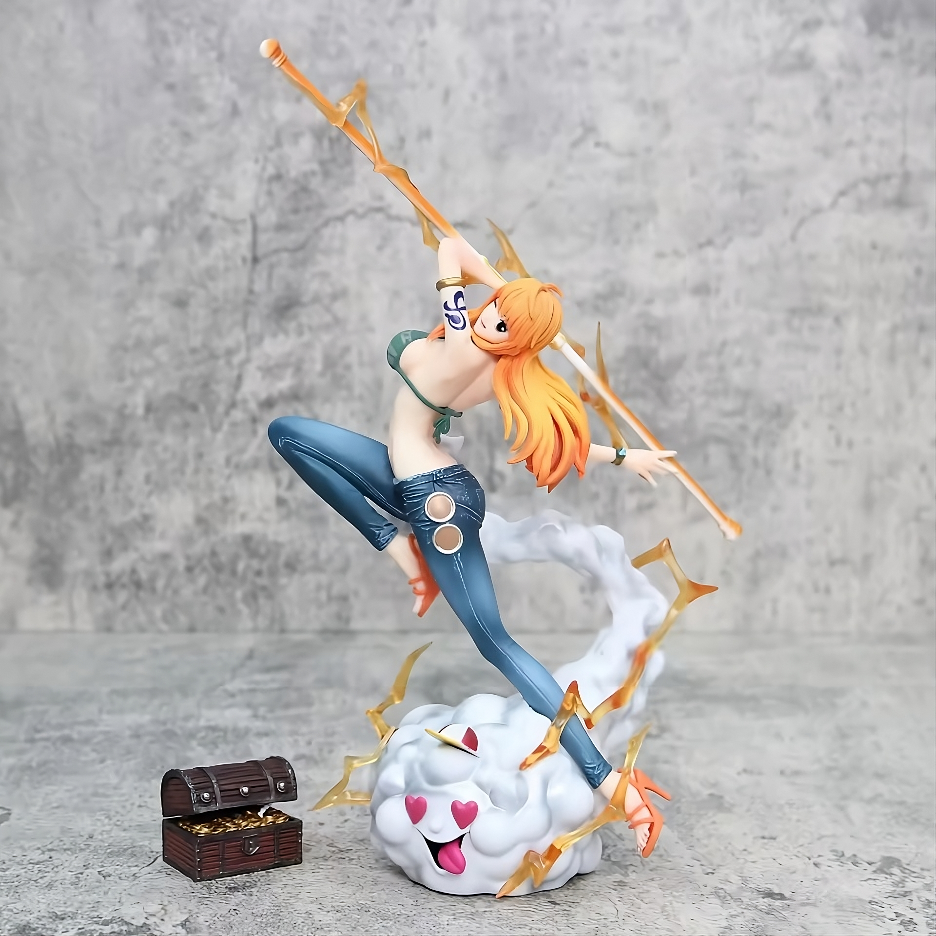 One Piece – Nami & Zeus 28cm Premium PVC Action Figure