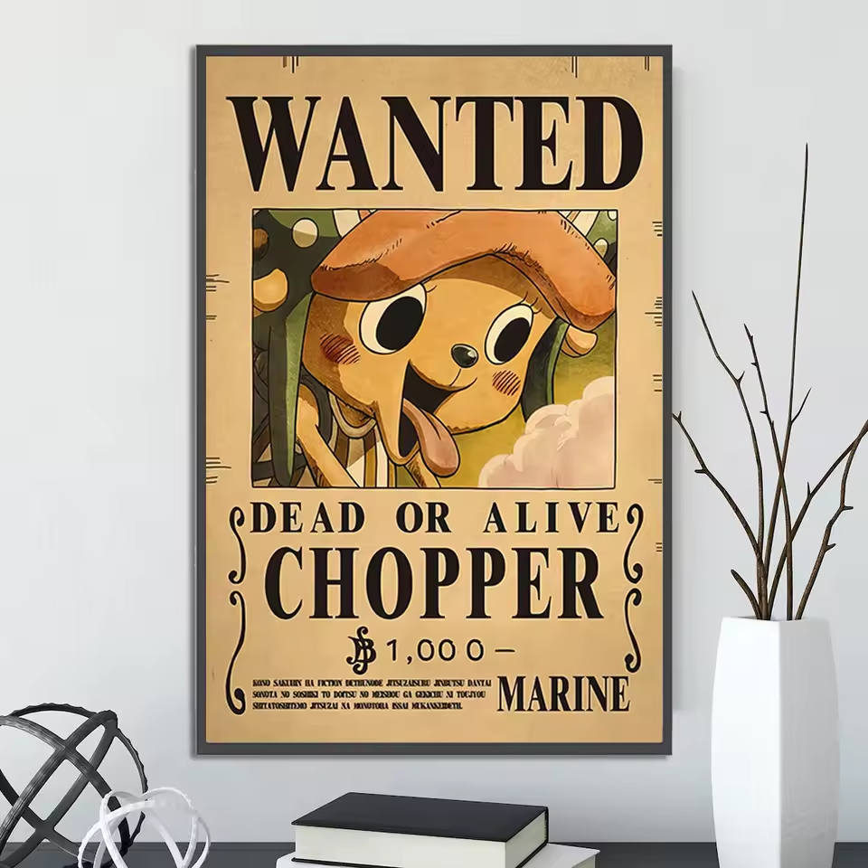 One Piece Wanted Poster