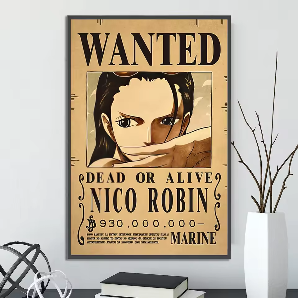One Piece Wanted Poster