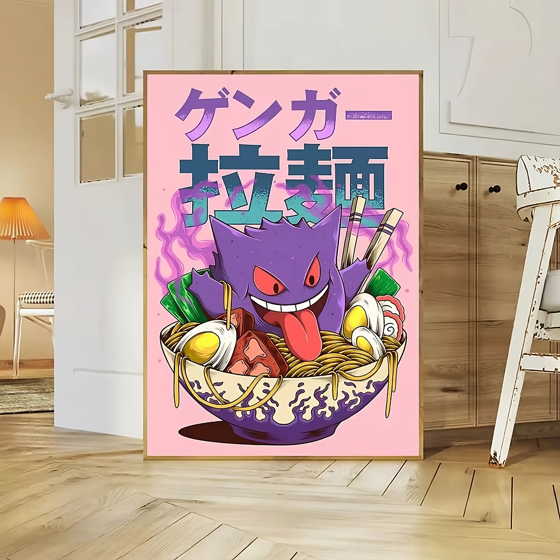 Pokémon Ramen Poster Collection – Anime Wall Art Set