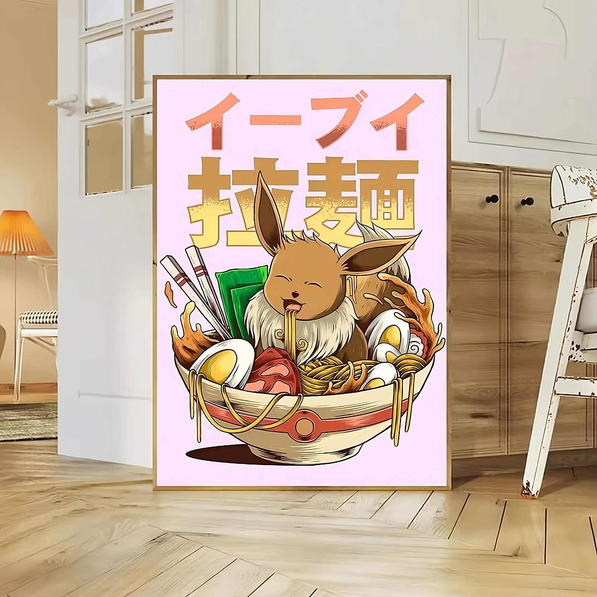 Pokémon Ramen Poster Collection – Anime Wall Art Set