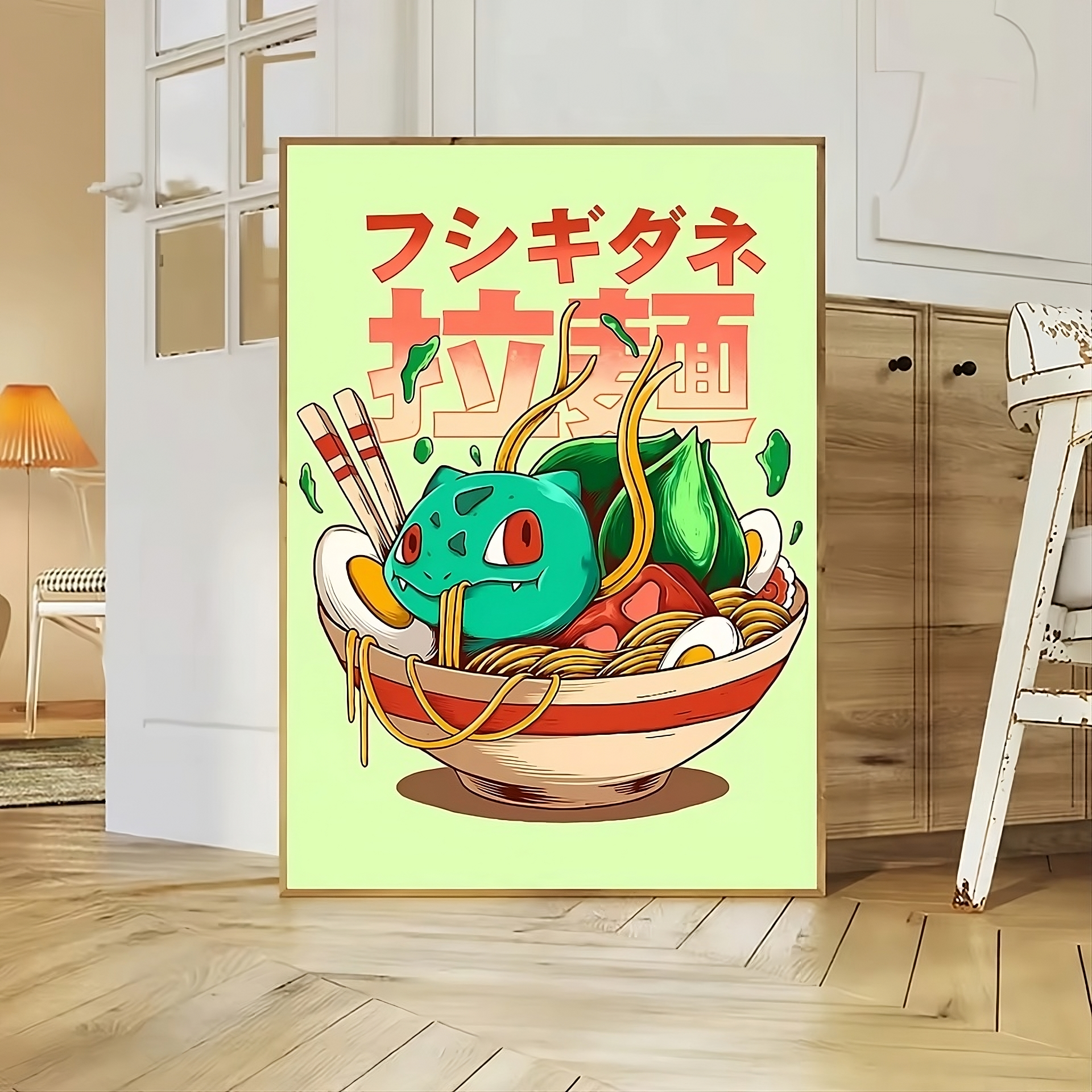 Pokémon Ramen Poster Collection – Anime Wall Art Set