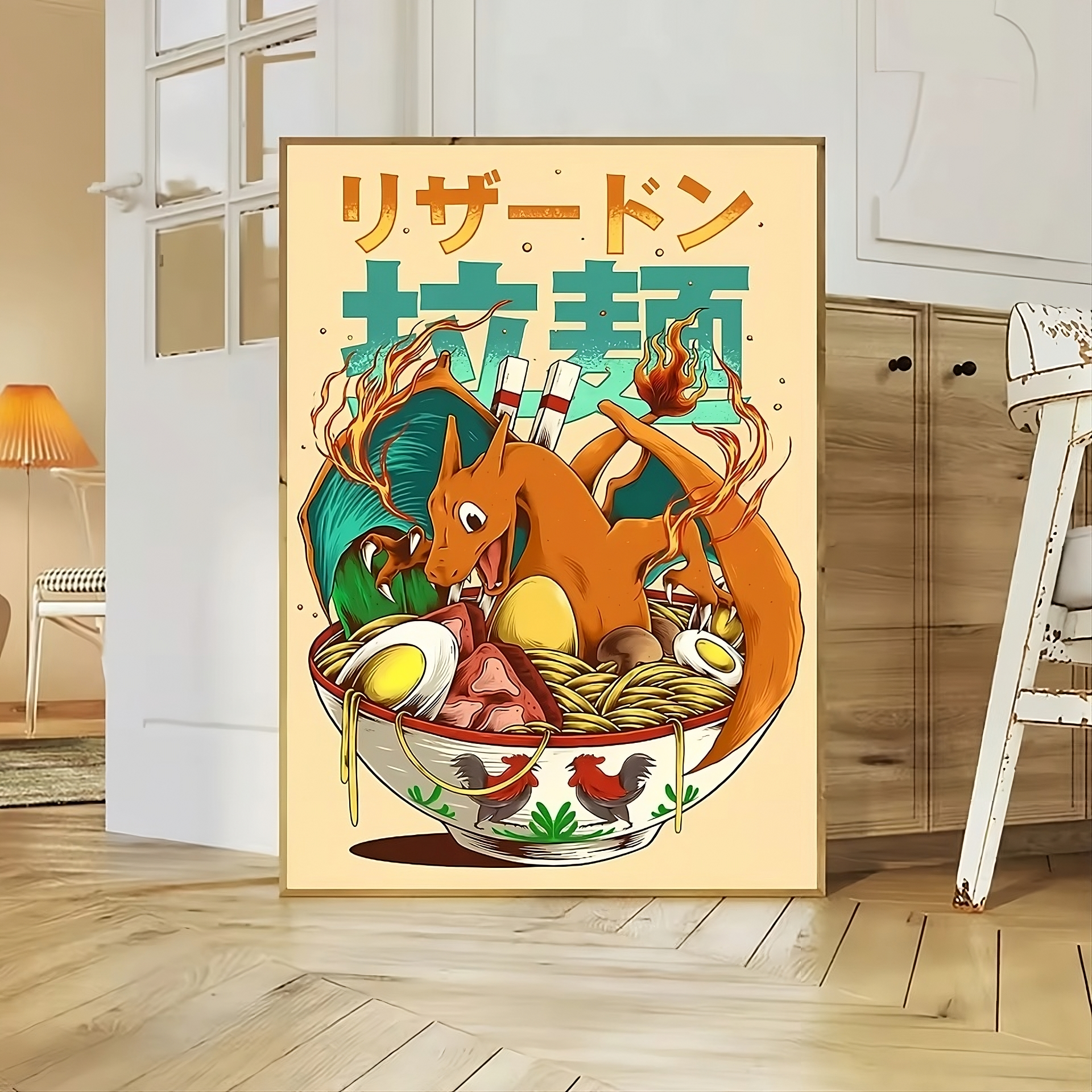 Pokémon Ramen Poster Collection – Anime Wall Art Set