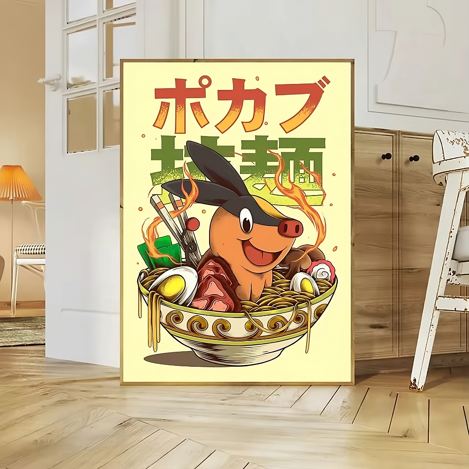 Pokémon Ramen Poster Collection – Anime Wall Art Set