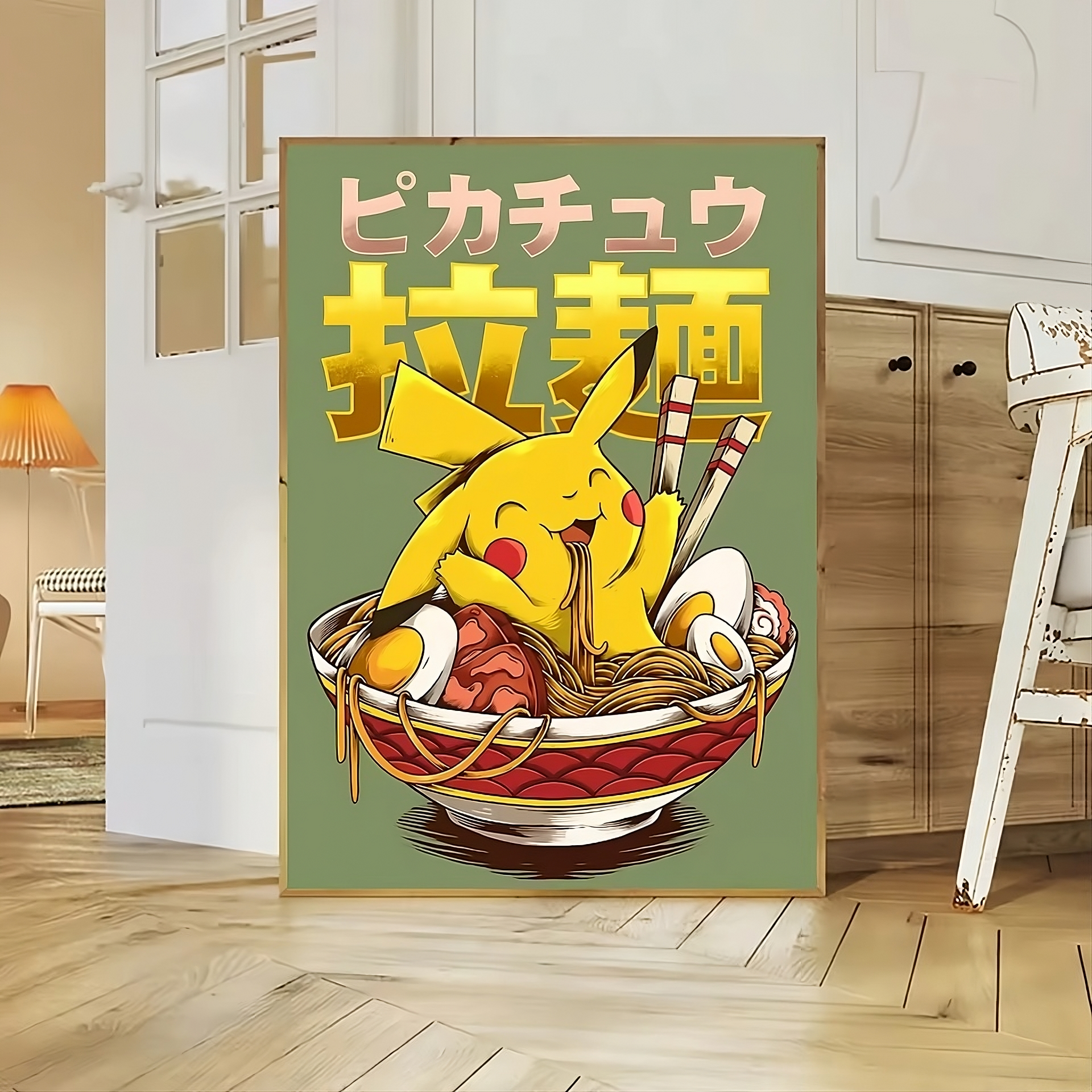 Pokémon Ramen Poster Collection – Anime Wall Art Set