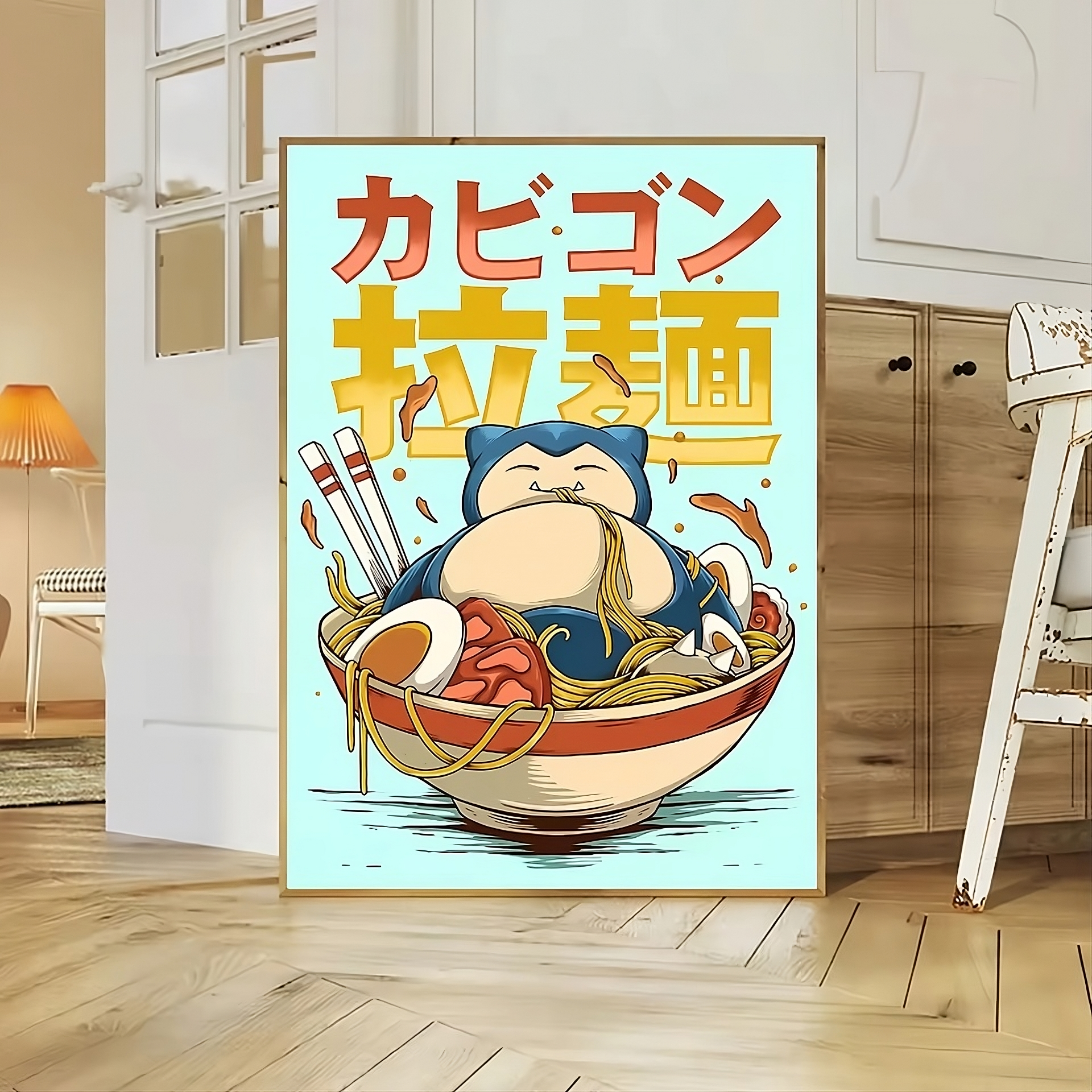Pokémon Ramen Poster Collection – Anime Wall Art Set