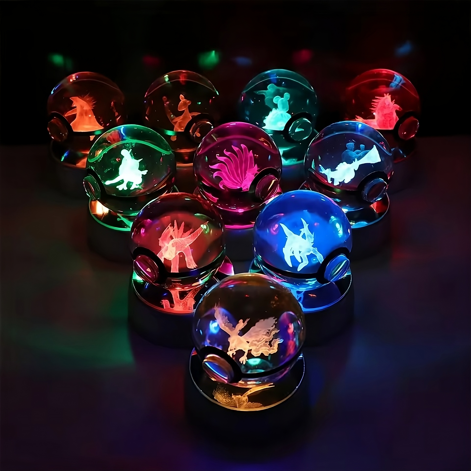 Pokémon 3D Crystal Ball LED Night Light – Collector’s Edition
